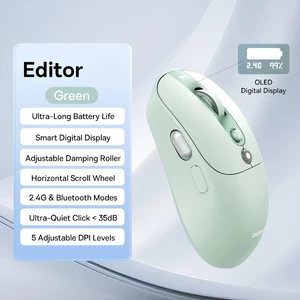 موس گیمینگ بلوتوثی و دانگل وایرلس شارژی هوشمند بی‌صدا بیسوس