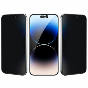 گلس پرایویسی آیفون 15 پرو 3 بعدی گرین GN3DSPY15PBK