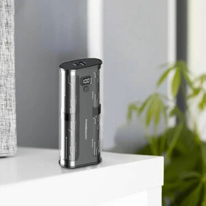 پاوربانک فست شارژ تایپ سی و یو اس بی 20 وات 20000 طرح شفاف پاورولوژی PPBCHA25