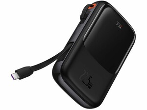 پاوربانک شارژر سریع 22.5 وات به همراه کابل تایپ‌سی 0.5 متری 10000 بیسوس Baseus Qpow Pro Fast Charge Power Bank PPQD020101