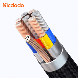 کابل تایپ سی به لایتنینگ 36 واتی 1.8 متری با طراحی فنری مک دودو