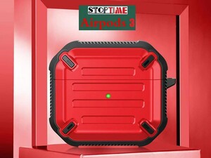 کاور محافظ ضد ضربه ایرپاد 3 اپل استوپ تایم Stoptime Apple Airpods 3 Protcetive Case