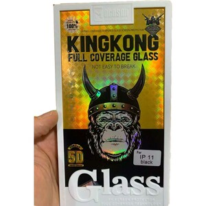 گلس شیشه‌ای تمام چسب 5 بعدی آیفون 11 موکوسون