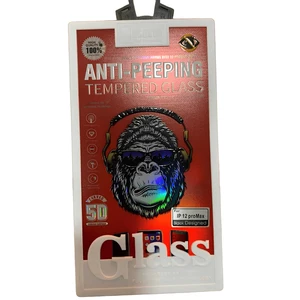 فروش محافظ صفحه نمایش شیشه‌ای تمام چسب حریم شخصی موکوسون برای آیفون 12 پرو مکس