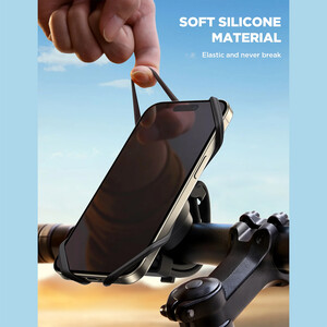 قیمت هولدر سیلیکونی گوشی موبایل دوچرخه و موتورسیکلت جویروم