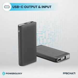پاوربانک شارژ سریع تایپ سی 22 وات 10000 پاورولوژی