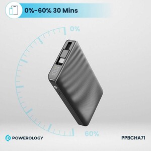 پاوربانک شارژ سریع تایپ سی 22 وات 10000 پاورولوژی