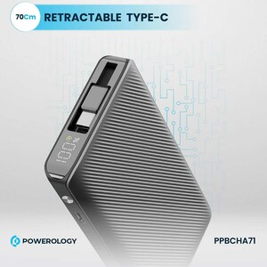 پاوربانک شارژ سریع تایپ سی 22 وات 10000 پاورولوژی