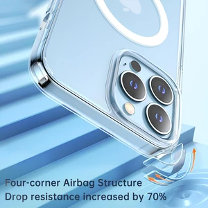 فروش کاور و گارد کریستالی شفاف مگنتی آیفون 16 پرو مک دودو