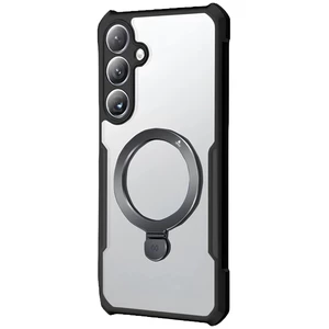 خرید کاور و گارد مگنتی کریستالی شفاف ضدضربه استند شو سامسونگ گلکسی اس 24 اف ای یاندو