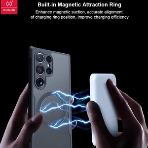 قیمت کاور و گارد مگنتی کریستالی شفاف ضدضربه استند شو سامسونگ گلکسی اس 24 اف ای یاندو