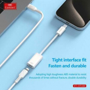 مبدل اوتی‌جی آیفون 15 تایپ‌سی به لایتنینگ ارلدام OT100