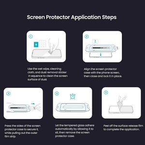 گلس شفاف سامسونگ گلکسی اس 25 پلاس نیلکین همراه با ابزار نصب