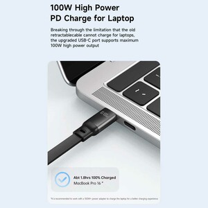 قیمت کابل شارژ سه سر تایپ سی به تایپ‌سی 100 وات، لایتنینگ 36 وات و میکرو یو‌اس‌بی 10 وات 1.2 متری مک‌دودو