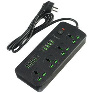 فروش چندراهی برق یک سوکت، دو تایپ سی و هشت یو‌اس‌بی ارلدام