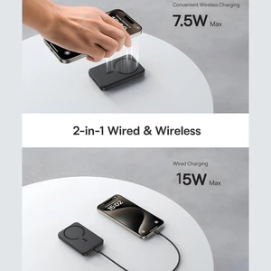 پاوربانک بی سیم مگ سیف فست شارژ اپل نورث پلاس