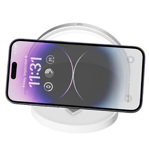 شارژر وایرلس فست شارژ و چراغ خواب رومیزی پرووان PWL815