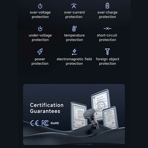 هولدر شارژر وایرلس گوشی موبایل داخل خودرو 15وات مک دودو