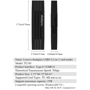 کارت خوان یو اس بی و تایپ سی لنوو