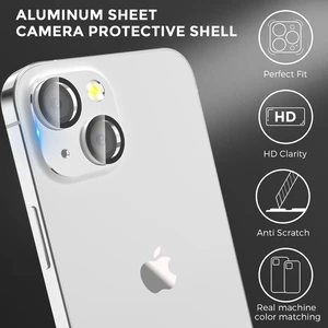 گلس فریم آلومینیومی لنز دوربین گوشی آیفون 13 و آیفون 13 مینی آها استایل