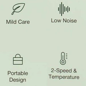 سشوار باد سرد و گرم 1200-1400 وات گرین GNBRHRDRYBK