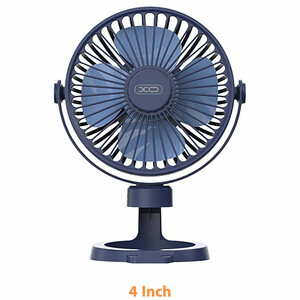 پنکه شارژی رومیزی 4 اینچی و هولدر موبایل ایکس او MF78