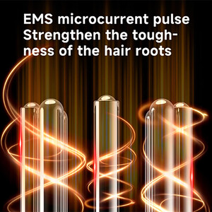 کیفیت شانه ارتعاشی نور درمانی قرمز شیائومی برای تحریک رشد مو