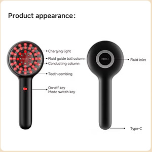 خرید شانه ارتعاشی نور درمانی قرمز شیائومی برای تحریک رشد مو