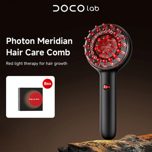 شانه ارتعاشی نور درمانی قرمز شیائومی برای تحریک رشد مو