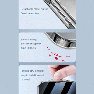 خرید گارد شفاف مگ سیف آیفون 15 پرومکس یاندو