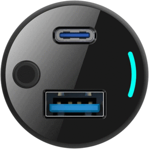 قیمت شارژر فندکی تایپ سی و یو اس بی 45 وات پارولوژی