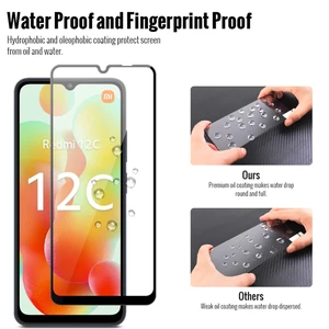 گلس تمام صفحه شیائومی ردمی 12C