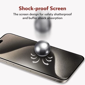 کیفیت محافظ صفحه نمایش ضد گرد و غبار گوشی موبایل اپل آیفون 16 پرو