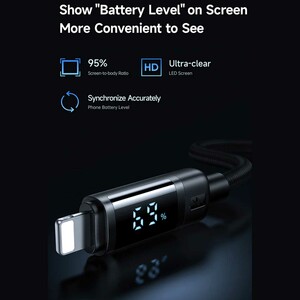 بهترین کابل شارژ و انتقال داده فست یو اس بی به لایتنینگ 3 آمپر 1.2 متری مک‌دودو