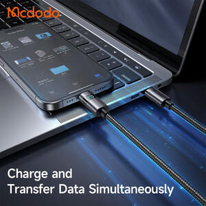 خرید کابل شارژ  تایپ سی به لایتنینگ  مک دودو