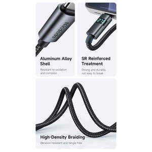 کابل کارپلی سوپر فست شارژ دو سر تایپ سی 100 وات 5 آمپر 1.2 متری مک‌دودو