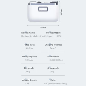 ناخن گیر و سوهان شارژی