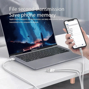 خرید کابل چند سر یو اس بی به تایپ سی، لایتنینگ و میکرو یو اس بی 1.5 متری ارلدام