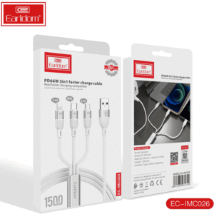 خرید کابل چند سر یو اس بی به تایپ سی، لایتنینگ و میکرو یو اس بی