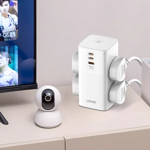 چندراهی برق چندمنظوره چند پورت سوپر شارژ رومیزی الدنیو