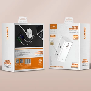 چندراهی برق چندمنظوره چند پورت سوپر شارژ رومیزی الدنیو