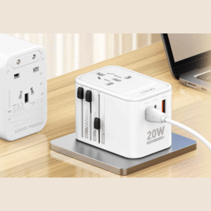 خرید  شارژر دیواری تایپ سی و یو اس بی 20 وات الدنیو