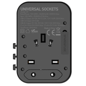 قیمت شارژر دیواری تایپ سی و یو اس بی 20 وات الدنیو