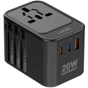 آداپتور تایپ سی و یو اس بی 20 وات الدنیو