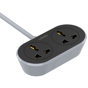 خرید چندراهی برق جهانی دو سوکت 2500 وات الدنیو