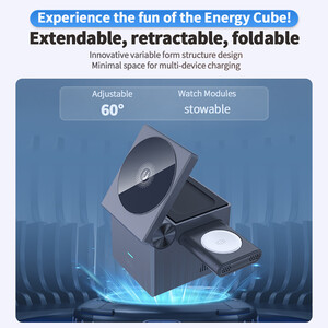 قیمت شارژر وایرلس رومیزی 15 وات سه کاره ایکس او