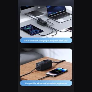 آداپتور شارژ و سوکت برق رومیزی یوسامز