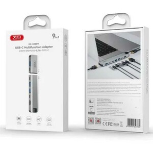 بهترین هاب 9 پورت فلزی ایکس او