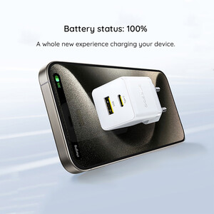 قیمت شارژر دیواری فست تایپ‌سی و یو اس بی 20 وات بیسوس با کابل دو سر تایپ سی