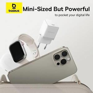 فروش شارژر دیواری فست تایپ سی 30 وات بیسوس